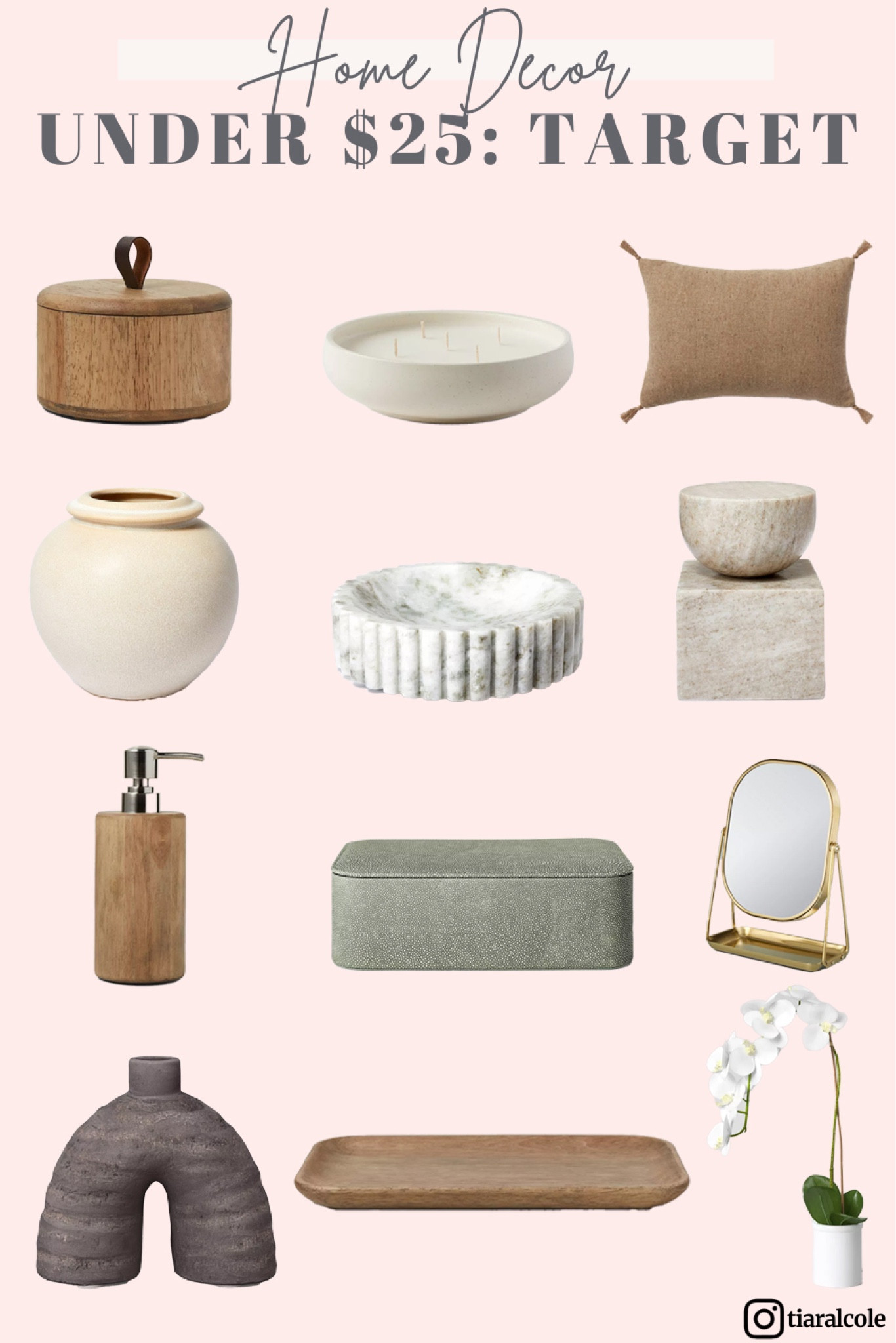 Target's unique home decor has all the essentials to refresh your space for under $25! #homedecor # interiordesign #flowervase #throwpillow #targetfind #targethomedecor #affordabledecor #homedecorfind 

#LTKFind #LTKSeasonal #LTKsalealert