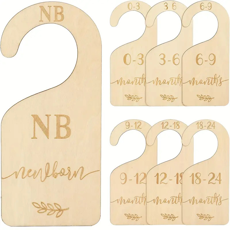 Beautiful Wooden Babycloset Dividers Double sided Organizer - Temu | Temu Affiliate Program