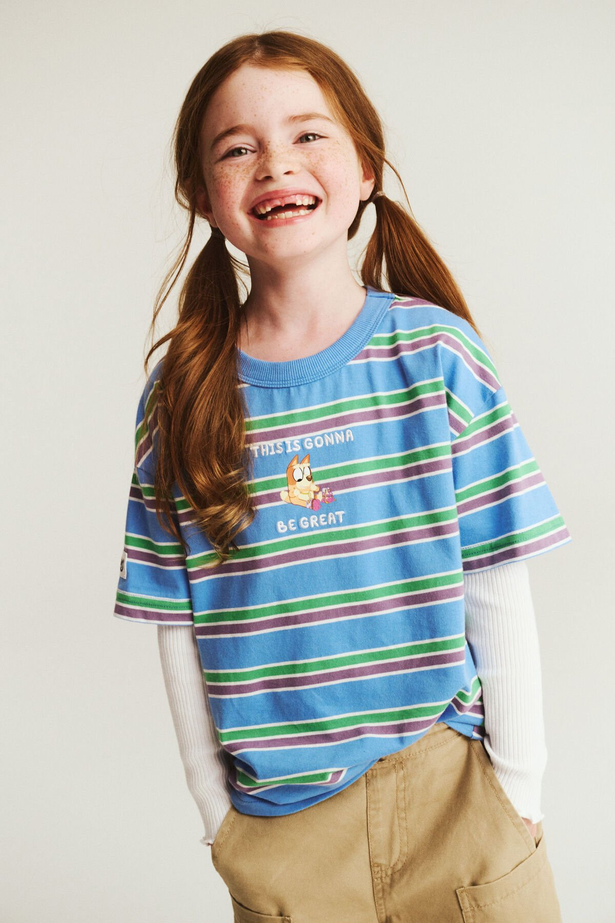 Bluey Drop Shoulder Short Sleeve Tee | Cotton On (US)