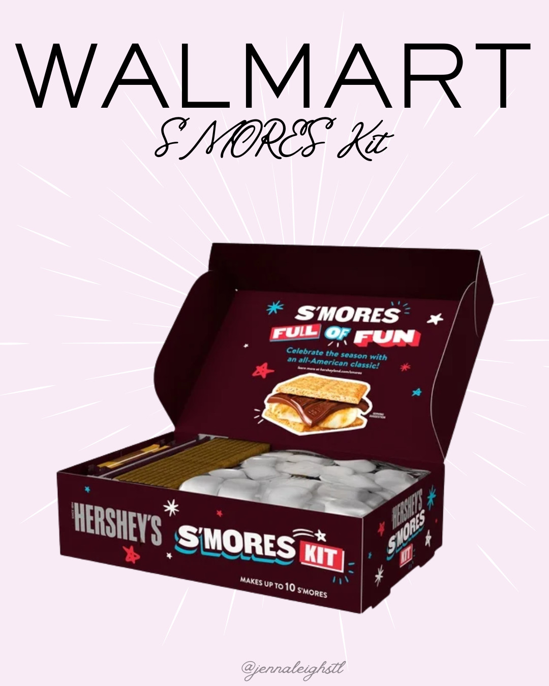 Such a fun summer find from Walmart. This Hershey's S'mores Kit would be so cute to bring along to a cookout, lake weekend, camping trip, or backyard gathering. Also an easy hostess gift that feels thoughtful without spending a lot. 

 #LTKmomlife #LTKfoodie #LTKSeasonal