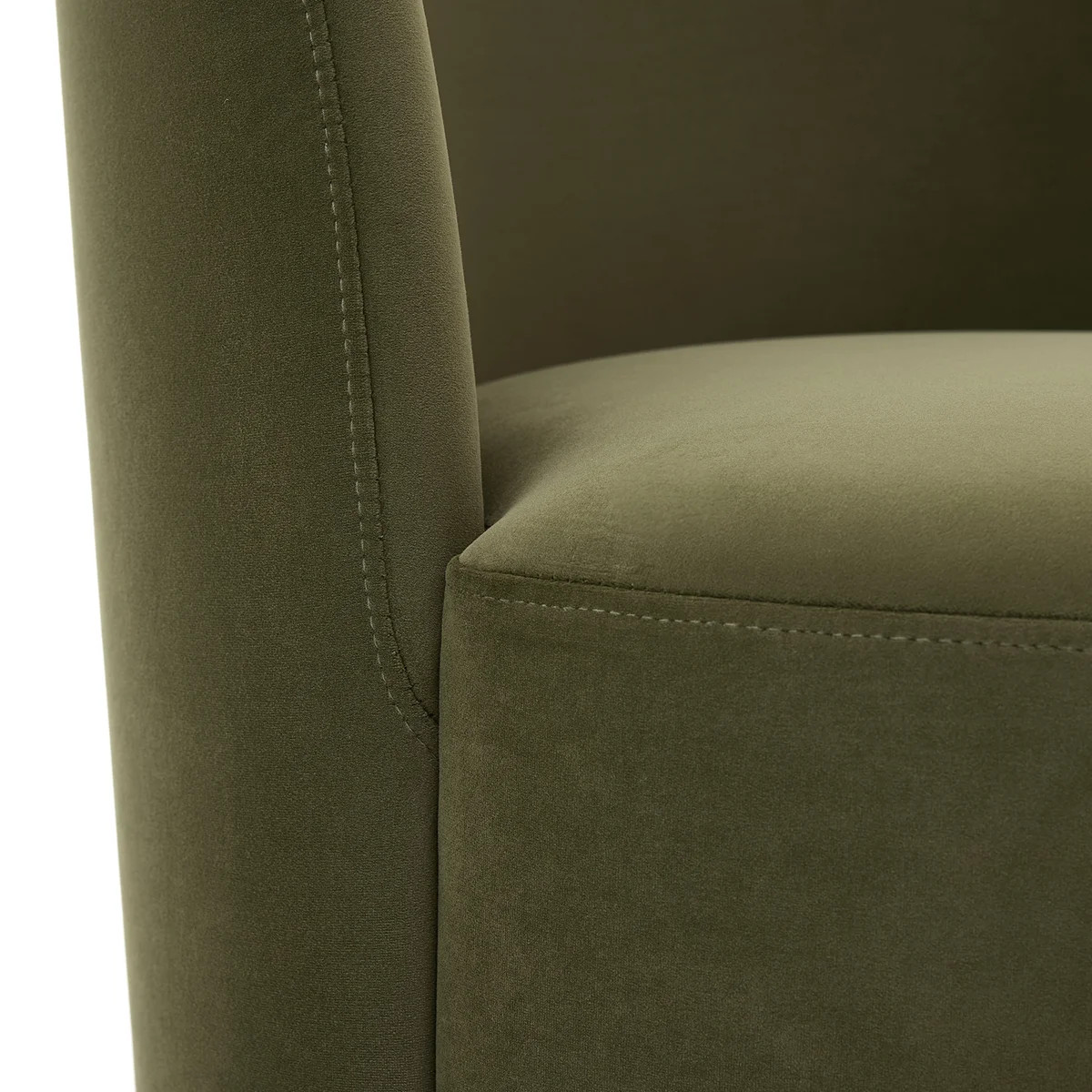 Basel Johanna Modern Upholstered Swivel Dining Chair with Curved Back | Wayfair North America