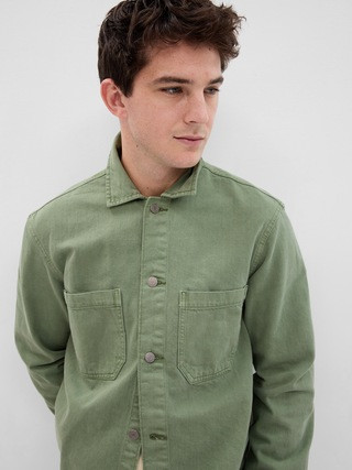 Denim Utility Shirt Jacket with Washwell | Gap (US)