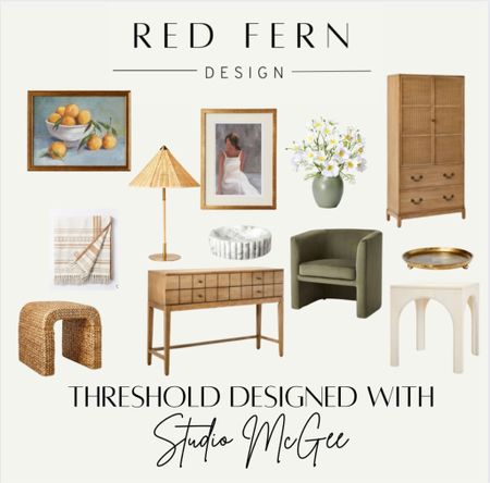 Target Threshold designed with Studio McGee new collection launching December 25! Art, woven cabinets, velvet chair, console table, end table side table woven lamp, bed throw, gold tray and marble dish, cosmos flower vase

#LTKhome #LTKunder100 #LTKGiftGuide