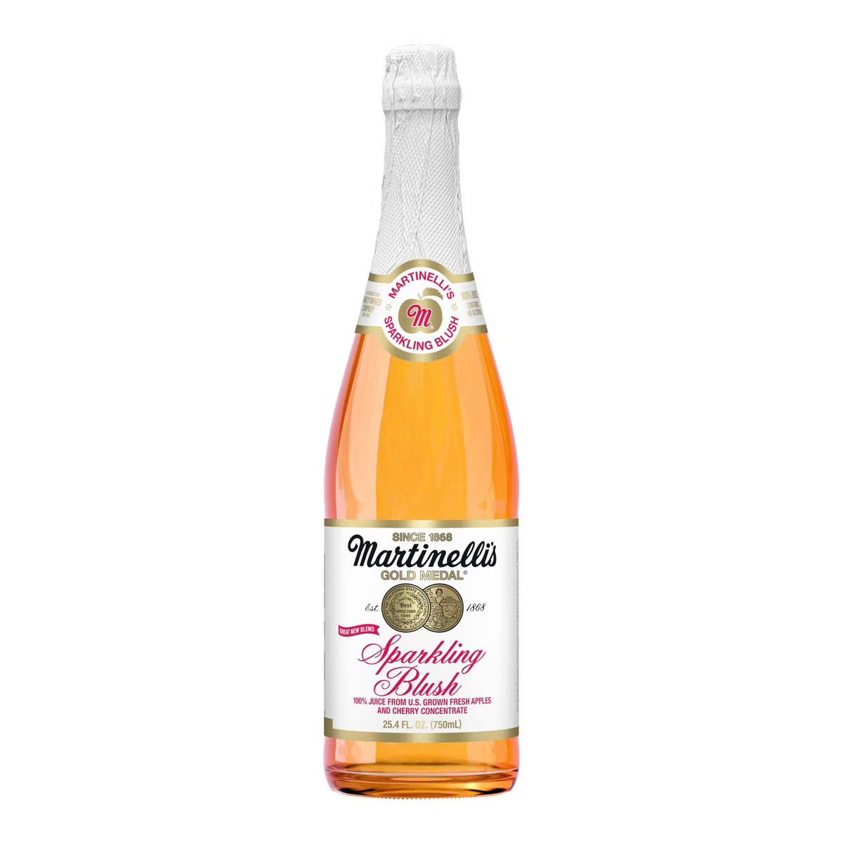 Martinelli's Sparkling Blush 100% Juice - 25.4 fl oz Bottle | Target