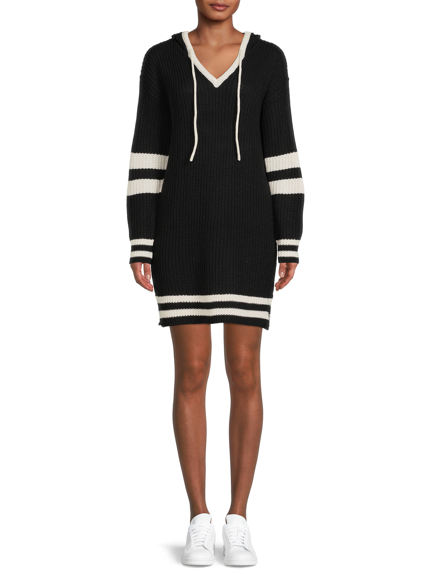 No Boundaries Juniors’ Varsity Stripe Dress | Walmart (US)