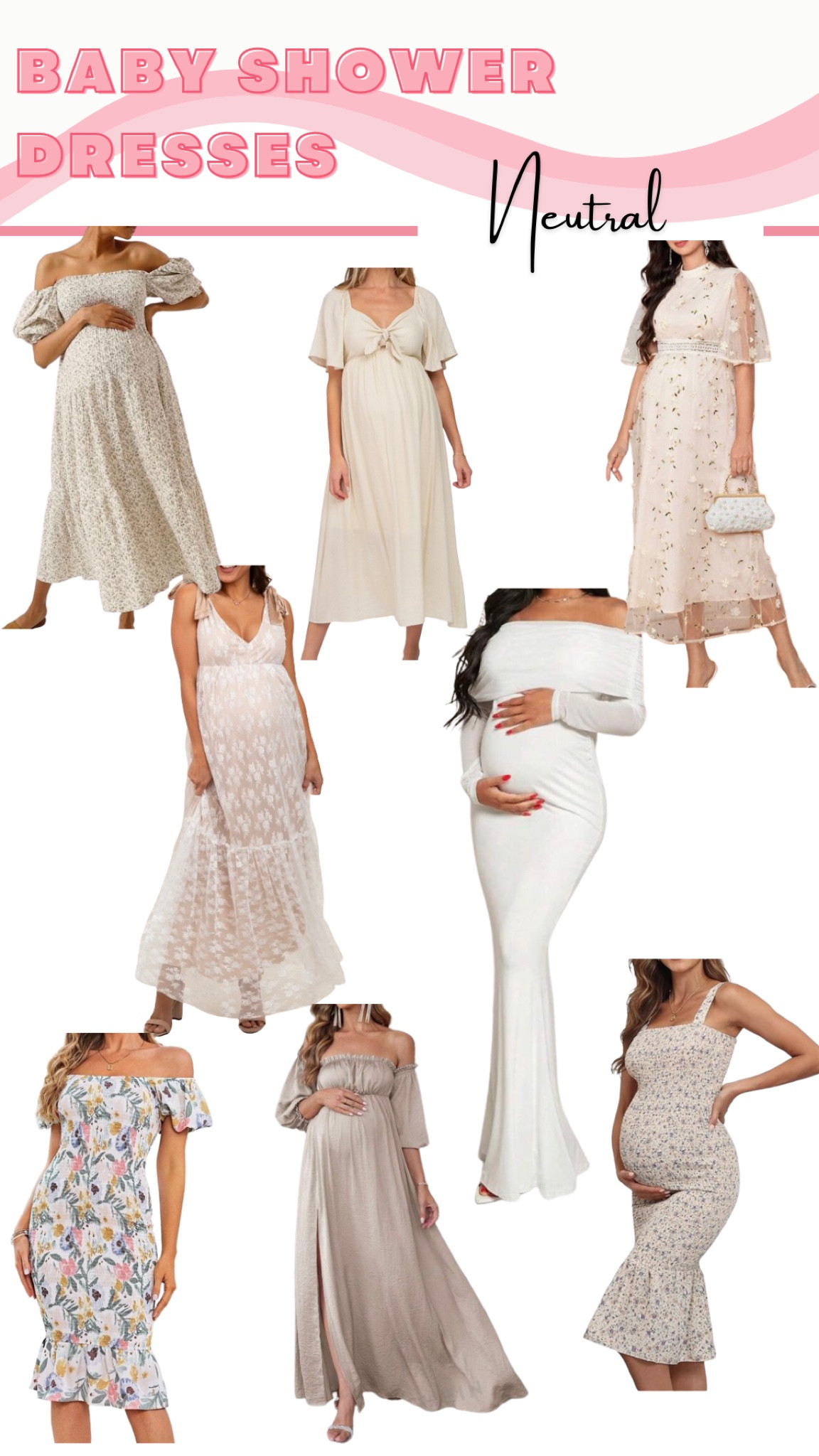 Gender neutral baby shower dress inspo! Neutral shower dress, maternity dress, maxi dress, bump friendly dresses

#LTKBump #LTKFindsUnder100 #LTKStyleTip