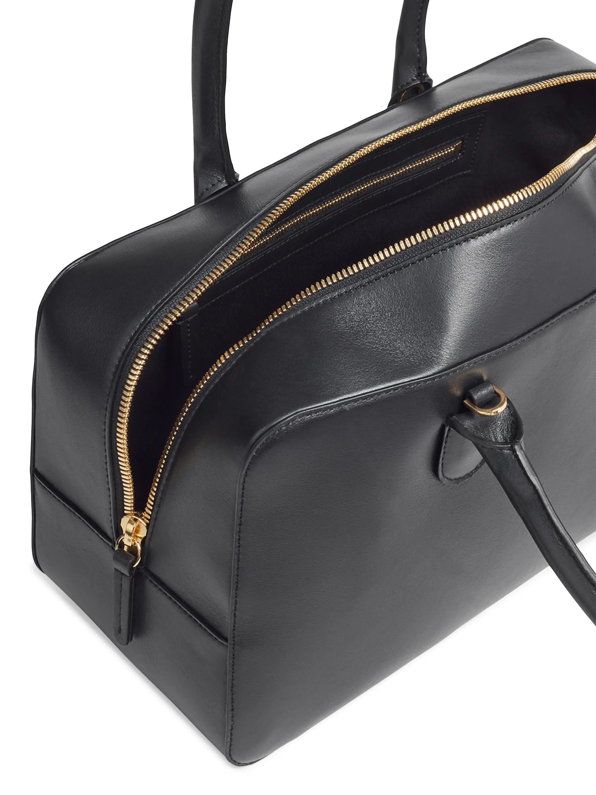 Jeru Leather Top Handle Bowler Bag | Saks Fifth Avenue