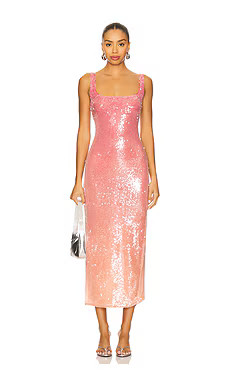 Lovers and Friends Solene Maxi Dress in Pink & Orange Ombre from Revolve.com | Revolve Clothing (Global)