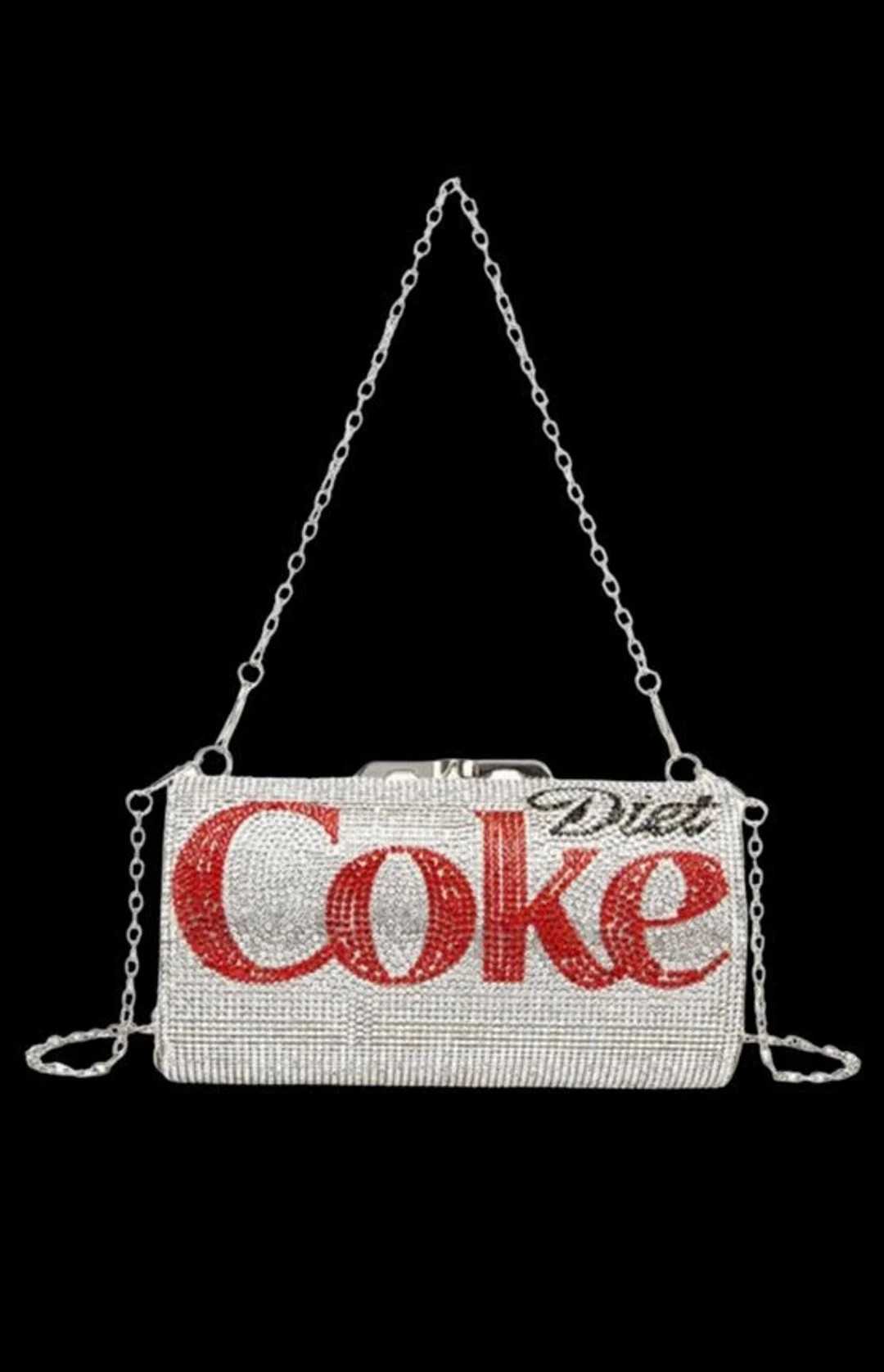 Women Fashion Diamond Bling Coca-Cola Handbag, Shoulder Bag, Chain Cross Body | Etsy (US)