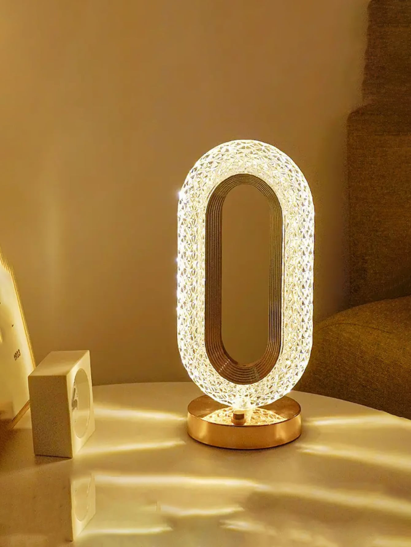 1pc Rechargeable 3-Color Temperature Dimmable Room Decor Night Light | SHEIN