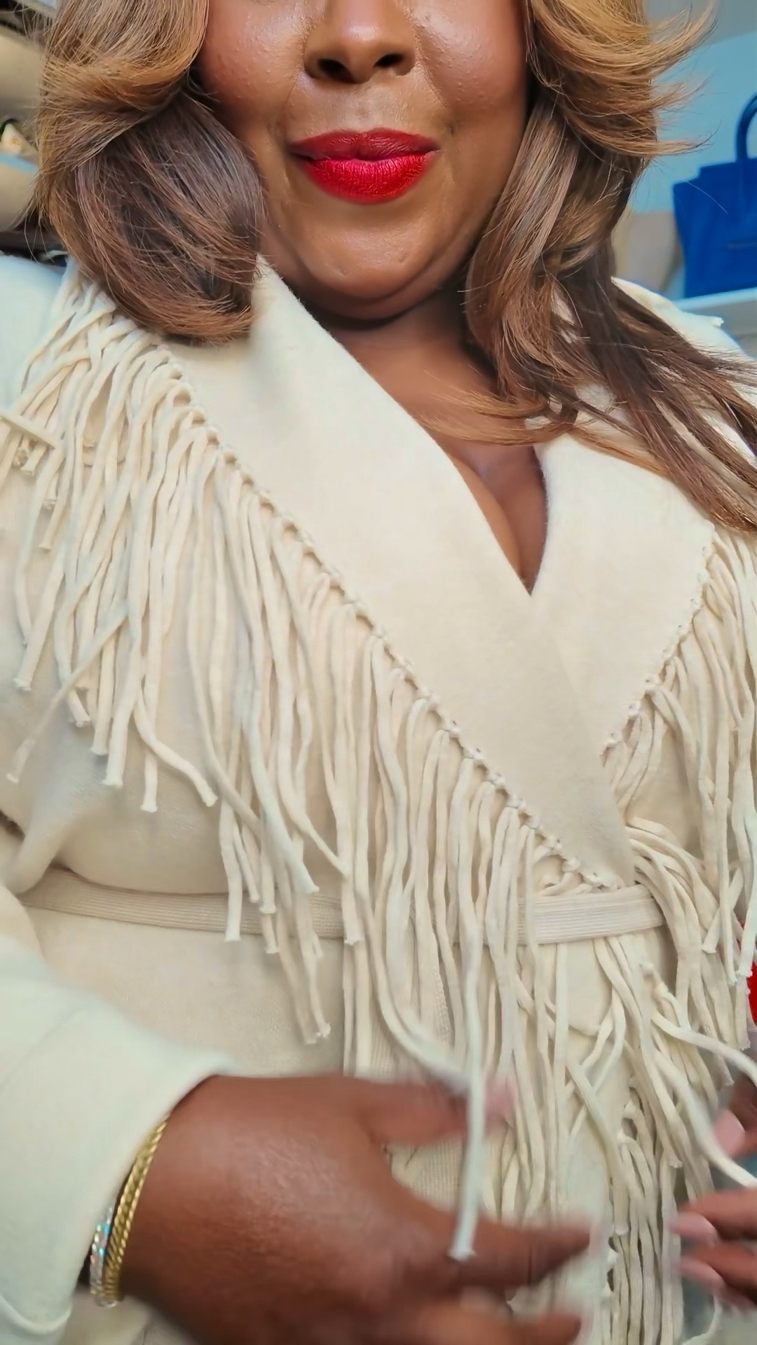 I'm absolutely obsessed with this outfit! It's giving me major Free People vibes and I'm here for it! The cardigan comes in sizes 1X to 3X, and I'm wearing a size 2X. Underneath, I've got on the skims plunge bodysuit in size 2X. These classic jeans from Madewell are my absolute favorite, and I'm wearing a size 18. The boots are from Veronica Beard (a splurge, but totally worth it), and I've also found a more affordable pair too! And let's talk about this red lip in shade Ruby Woo and the bag – they tie the whole look together perfectly! Plus Size Fall Outfit 

#LTKStyleTip #LTKMidsize #LTKxMadewell