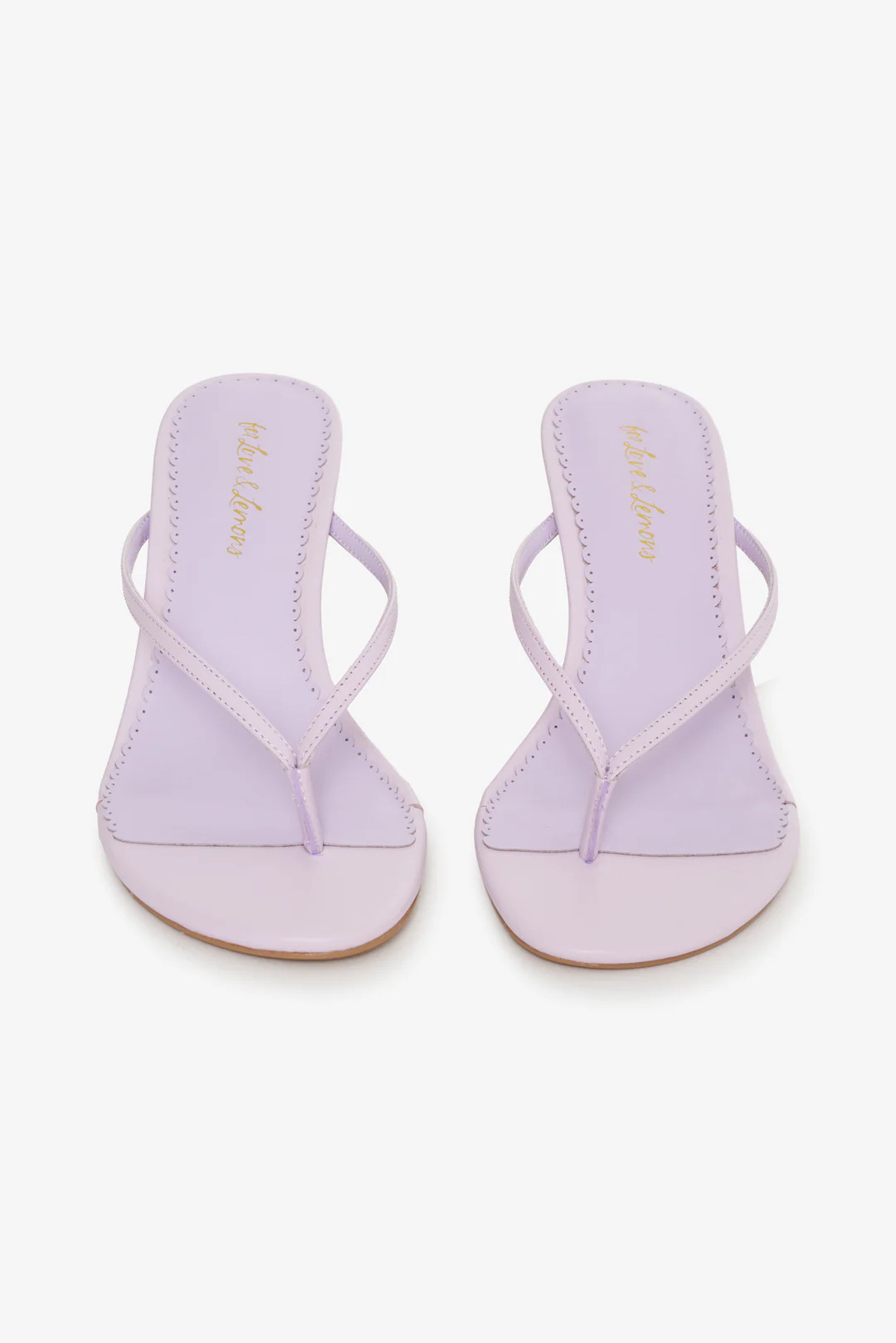 Soleil Starfish Thong Heel — Lilac | For Love & Lemons