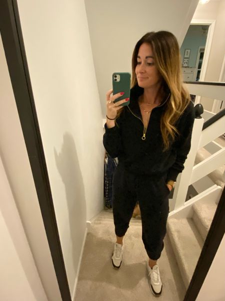 Sweatshirts, sweatsuits, matching sets…tapping into this casual fall outfit vibe. Mom on the go, working from home and running errands outfit. Target style. Im wearing a small the sweatshirt and a small in the sweatpants joggers. I especially love the gold zipper detail. 

#LTKsalealert #LTKstyletip #LTKfindsunder50