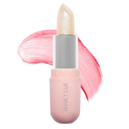 Winky Lux Glimmer Balm, pH Lip Balm, Color Changing Lipstick and Tinted Lip Balm, Vegan & Cruelty Free Lip Balm, Hydrate & Plump, Pink Shimmer Lipstick, Unicorn | Amazon (US)