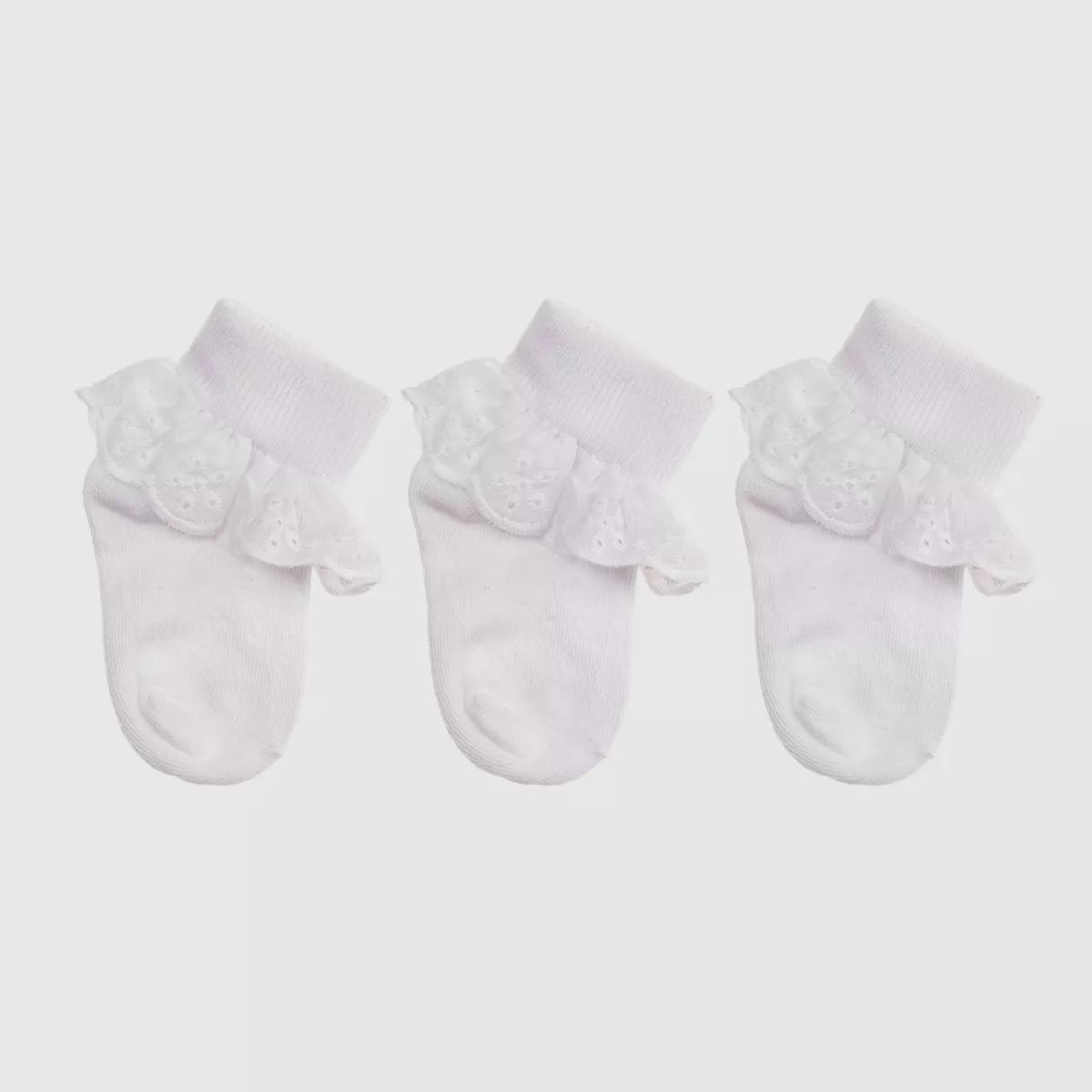 Baby Girls' Dress Socks - Cat & Jack™ White | Target