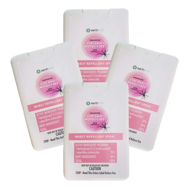 EarthKind Stay Away Mosquitoes Insect Repellent, Unscented, 4-Pack | Walmart (US)