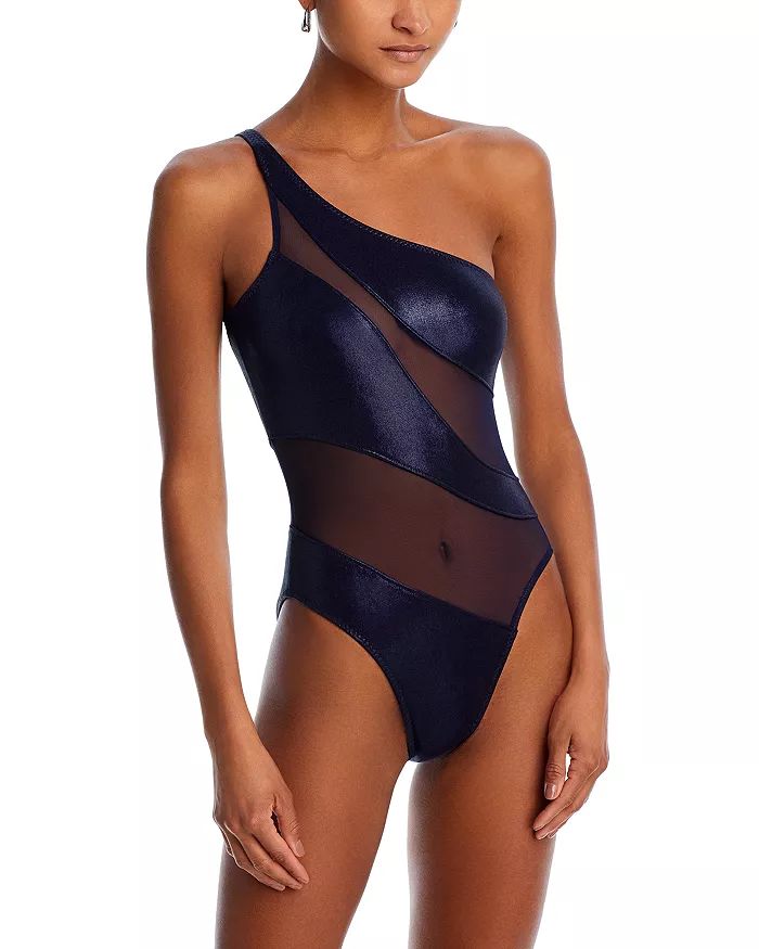 Snake Mesh One Piece Swimsuit | Bloomingdale's (US)