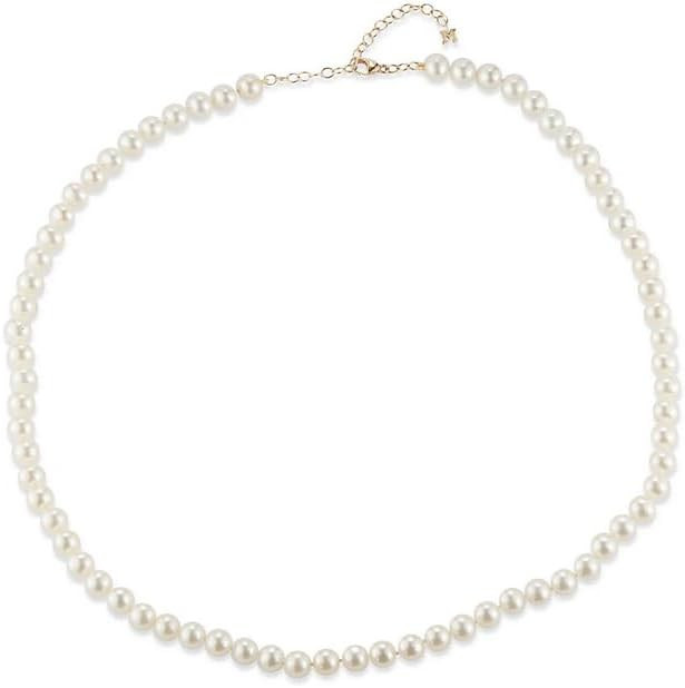 Amazon.com: Mateo New York, 14K Not Your Mother's Pearl Anklet, Gold : Luxury Stores | Amazon (US)