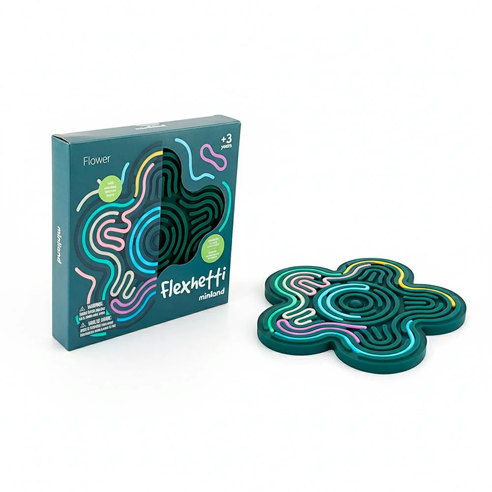 Miniland | Flexhetti Flower | STEM Toys | Silicone | Baby | Maisonette | Maisonette