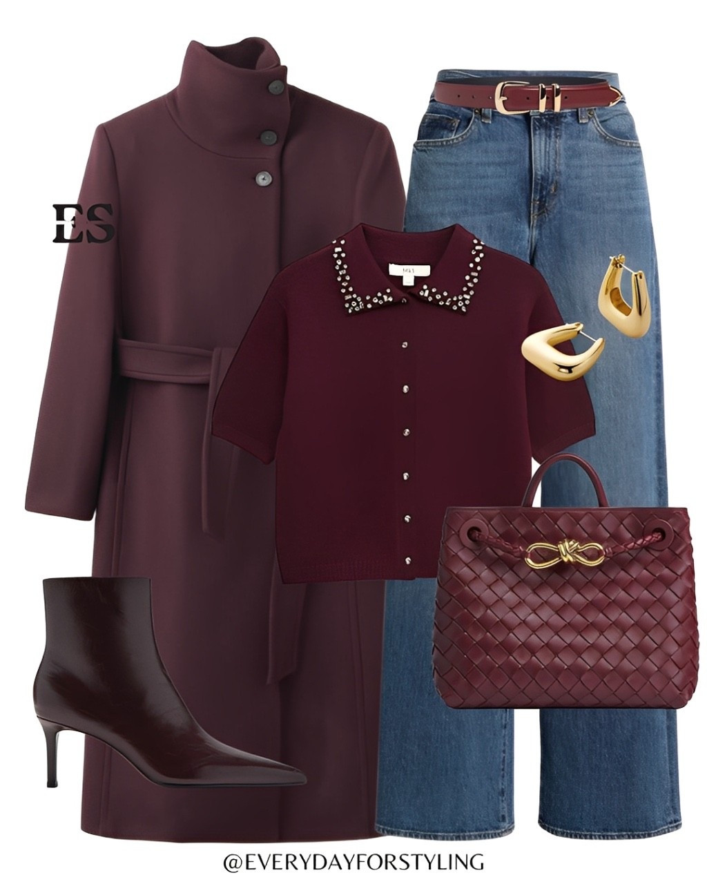 A rich-burgundy moment that makes casual denim look instantly elevated 🥀

[ cardigan outfit ideas, knit cardigan, US winter outfits, holiday outfit ideas, capsule wardrobe essentials, knitwear styling ideas, modern feminine outfits, fall winter trends 2025, polished outfit ideas, elevated street style, everydayforstyling ] 

#EverydayForStyling, #winteroutfits2025, #cardiganstyle, #winterfashionguide, #outfitinspo2025, #capsulewardrobeessentials,#chicoutfitideas, #everydaystyleinspo, #fashiontrends2025, #casualchicstyle, #fallwinterstyle, #usfashionblogger 

#LTKStyleTip #LTKCyberWeek #LTKSeasonal