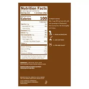 Starbucks Classic Hot Cocoa, 6-Ct. Carton- 6 servings | Walmart (US)