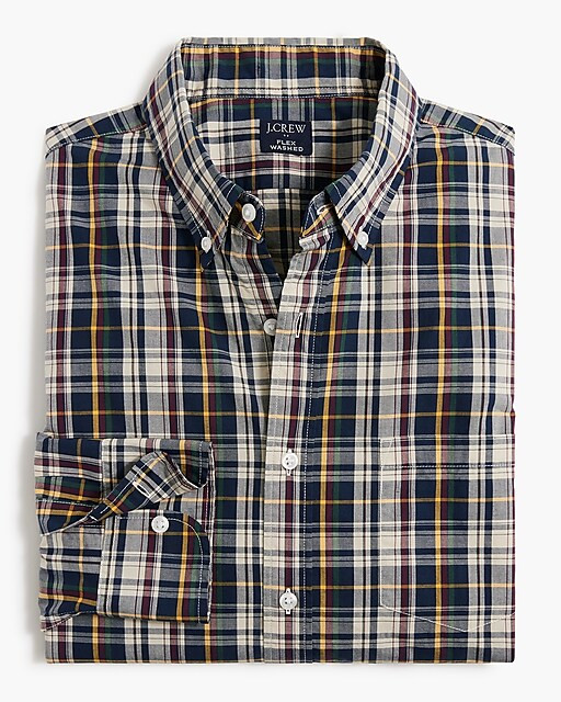 Plaid flex casual shirt | J.Crew Factory