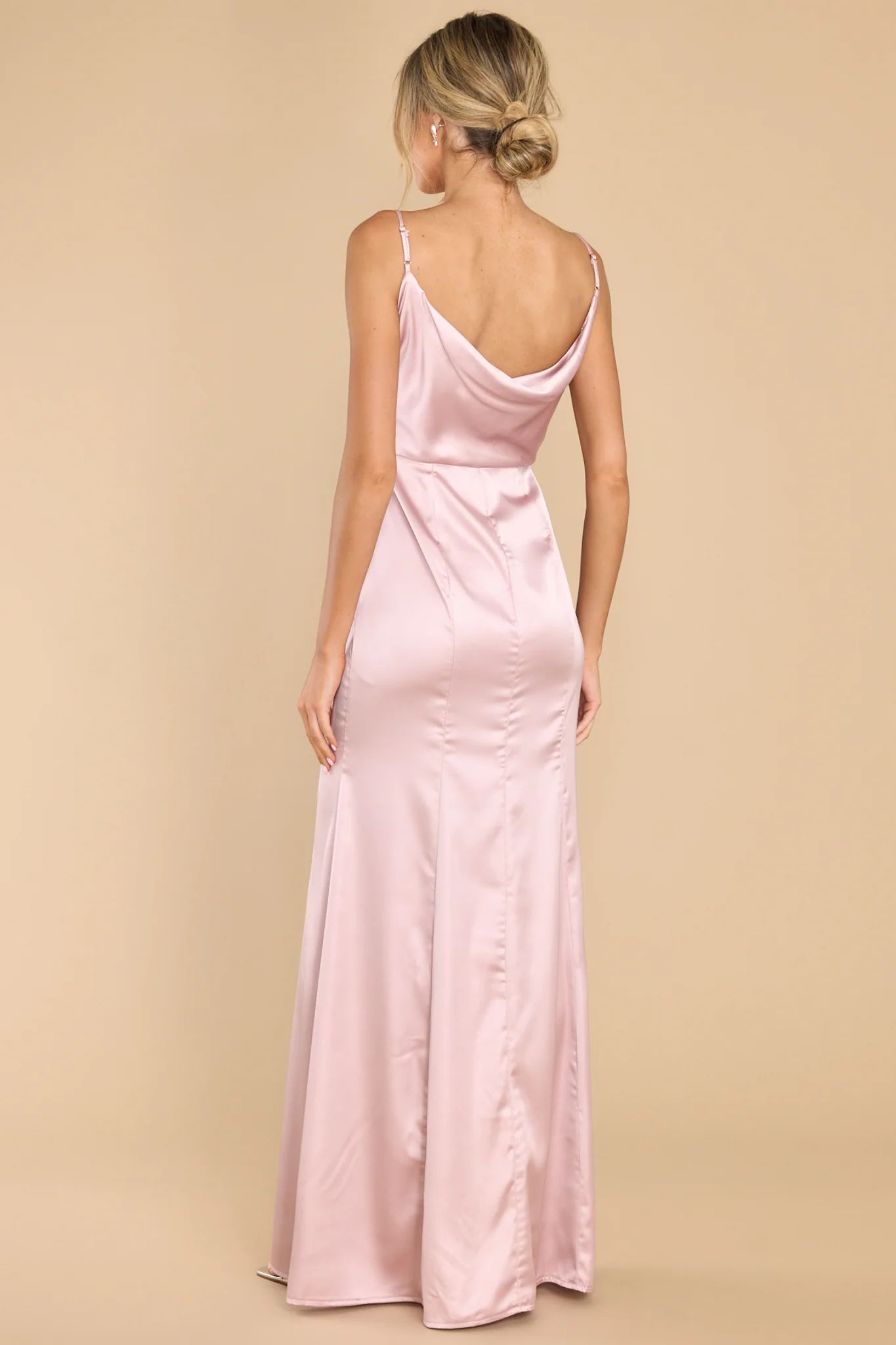 Inner Radiance Dusty Pink Maxi Dress | Red Dress