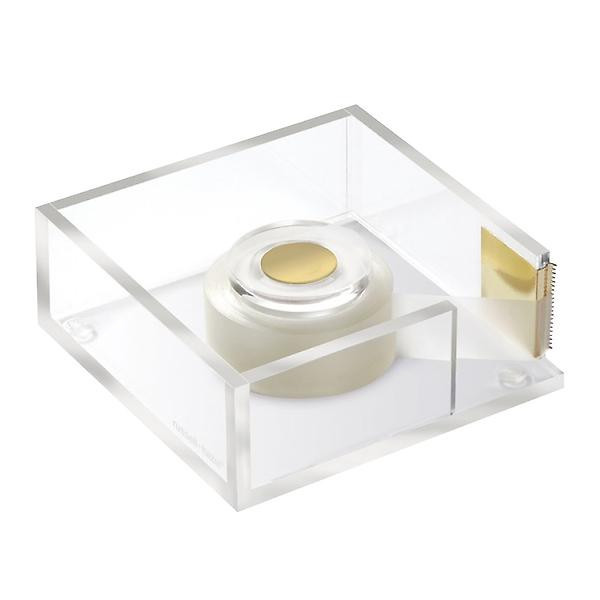 Russell + Hazel Acrylic Square Tape Dispenser | The Container Store