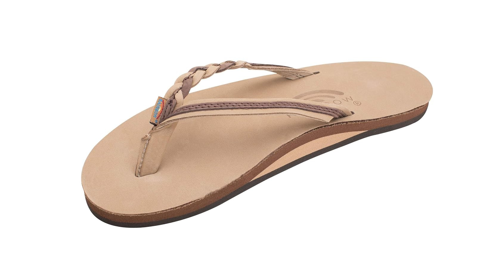 Rainbow Sandals Women’s Flirty Braidy Premier Leather w/Single Braided Strap | Amazon (US)