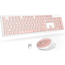 Wireless Keyboard and Mouse Combo, Trueque 2.4GHz Cordless Full Size Computer Keyboard and 1600 DPI  | Amazon (US)