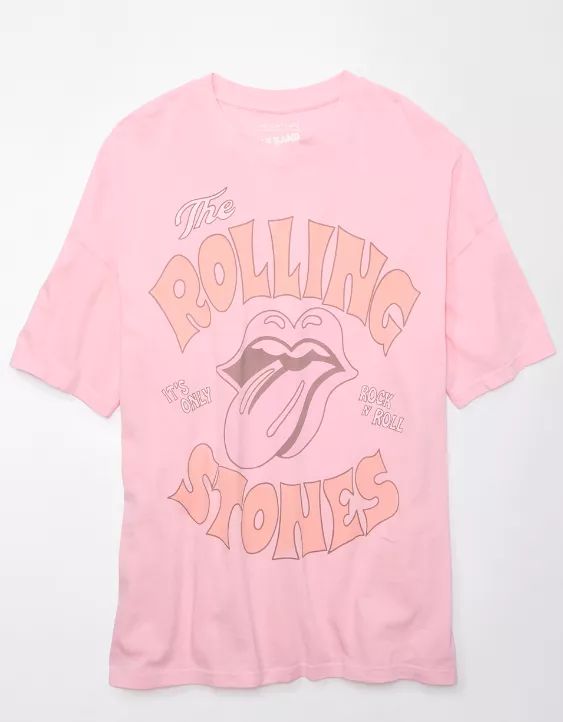 AE Oversized Rolling Stones Graphic T-Shirt | American Eagle Outfitters (US & CA)