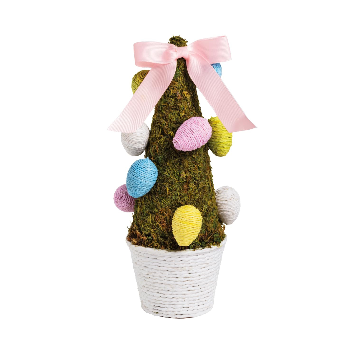 Mud Pie Large Moss Easter Egg Tree, 12" x 4" Dia | Amazon (US)