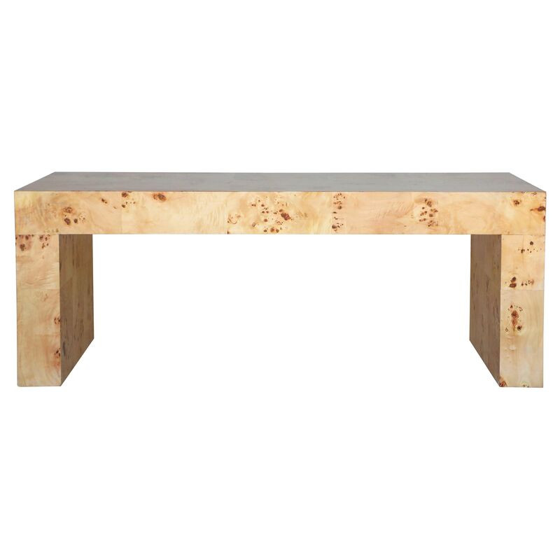 Chloé Coffee Table, Honey Burl | One Kings Lane