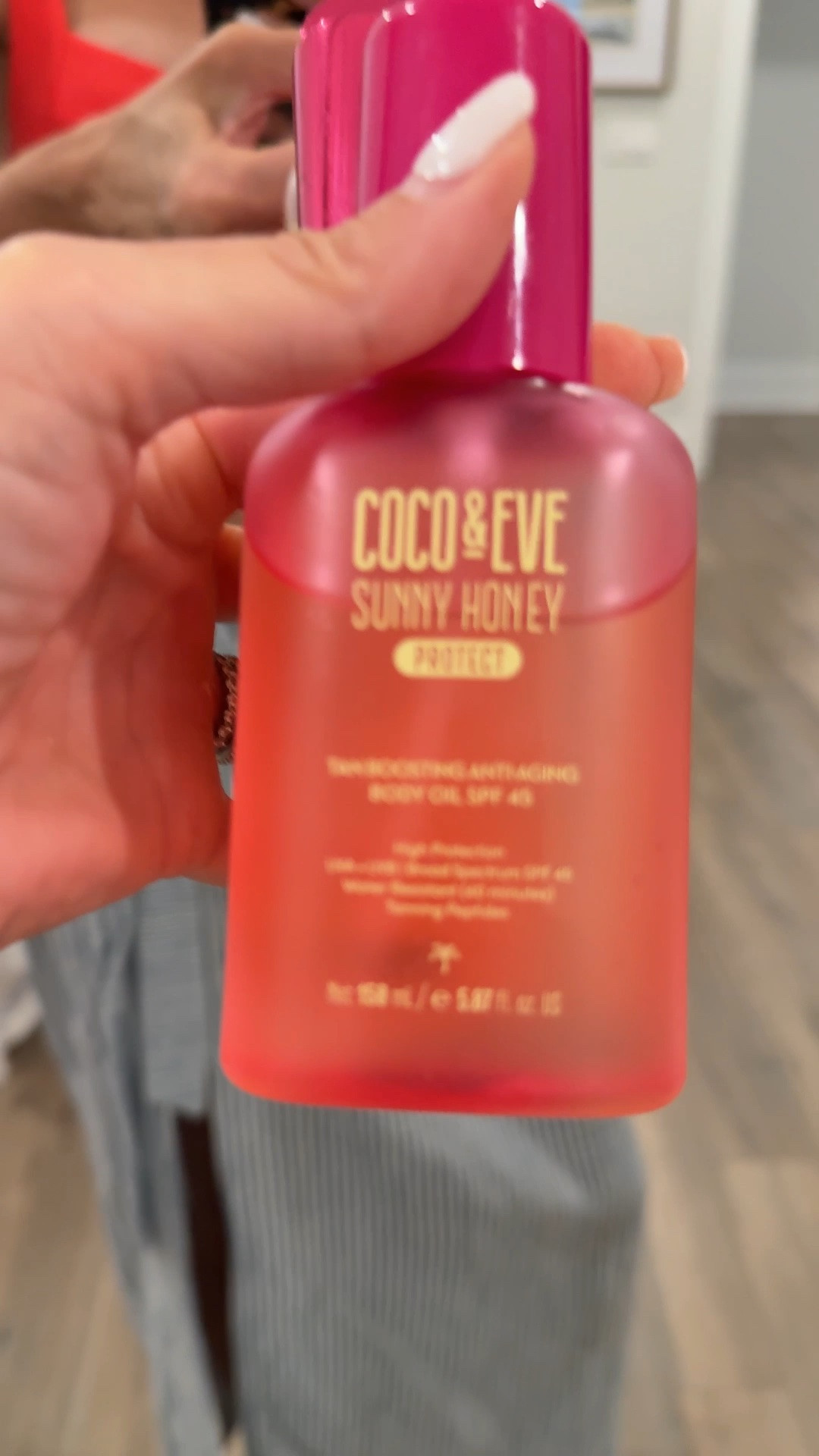 The best tanning and spf oil, smells great, anti-aging, not greasy.  Vetchy Swim

#LTKSeasonal #LTKSwim