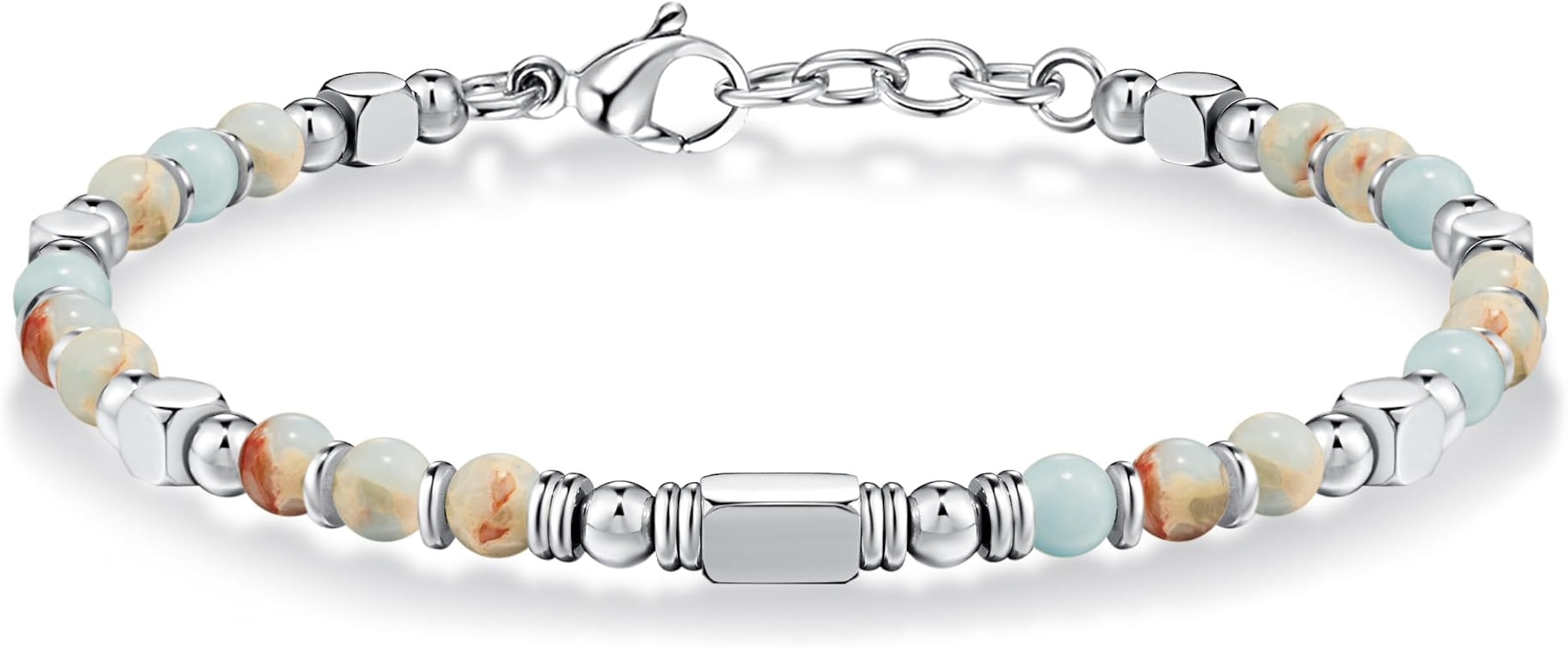 Bracelets for Women, Beaded Bracelets, Silver Bracelets for Women & Gold Bracelets for Women, Boh... | Amazon (US)
