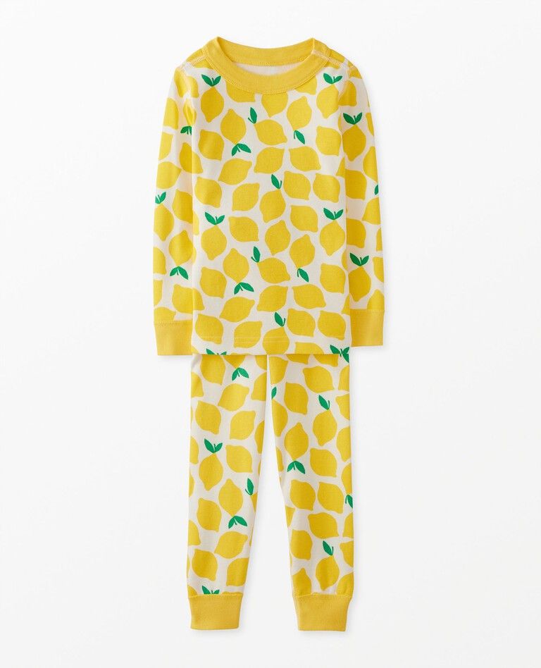 Print Long John Pajama Set | Hanna Andersson
