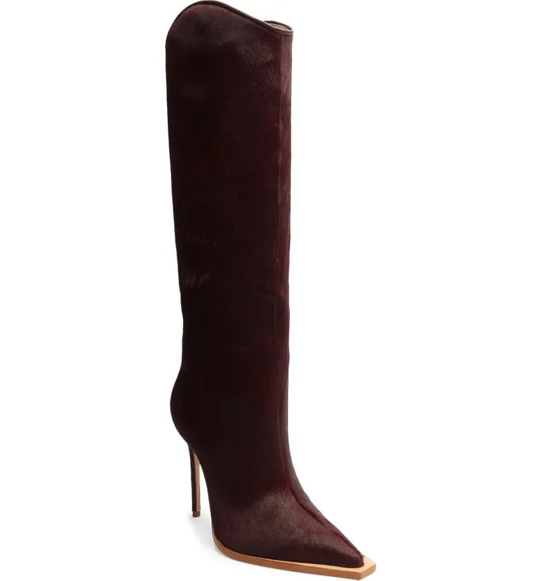 Schutz Maryana Welt Wild Genuine Calf Hair Western Boot | Nordstrom | Nordstrom