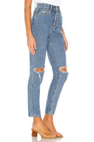 WeWoreWhat The Danielle High Rise Straight in Spring St Hole from Revolve.com | Revolve Clothing (Global)