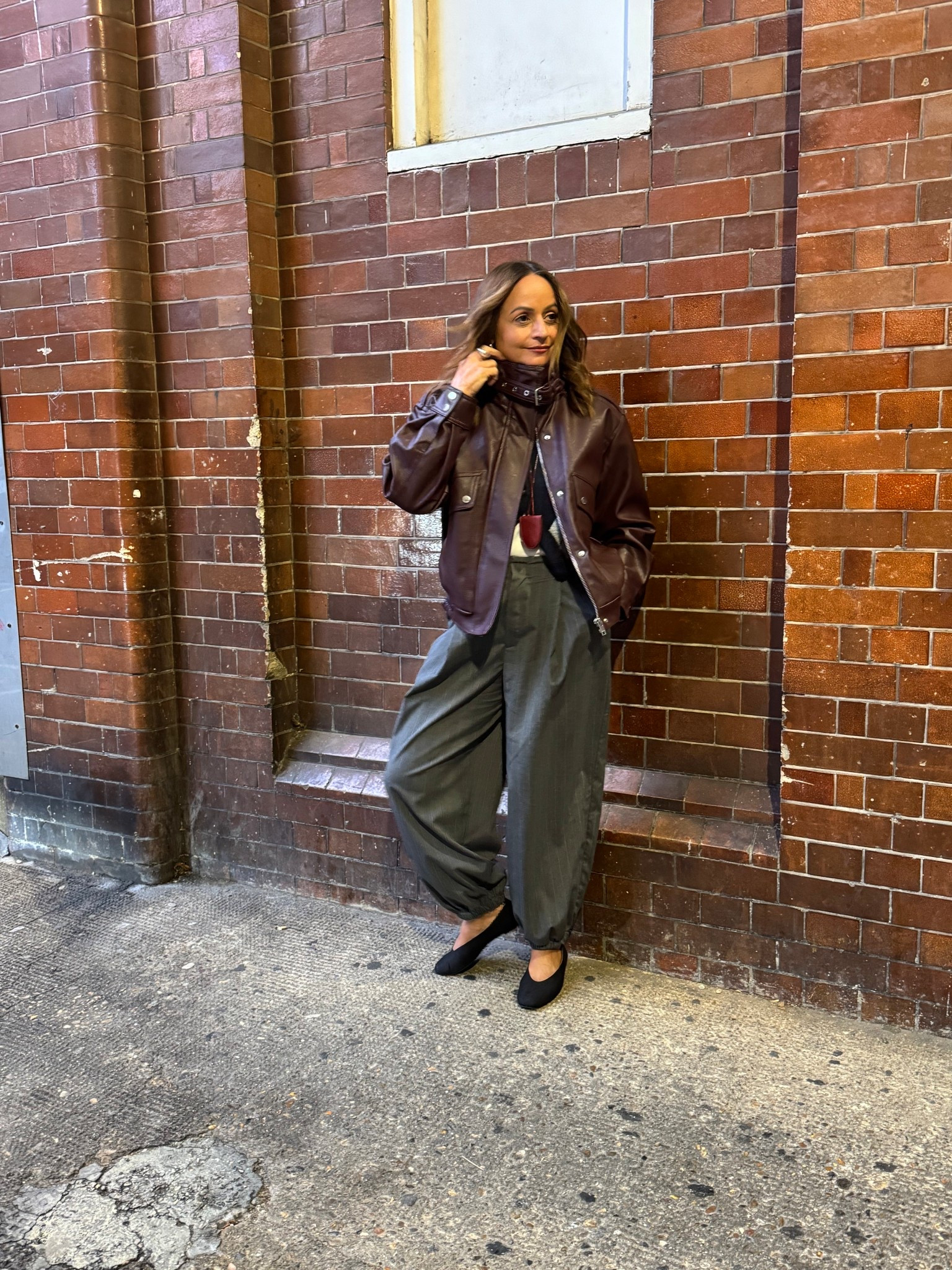 Faux leather but make it burgundy 

#LTKautumn #LTKstyletip #LTKeurope