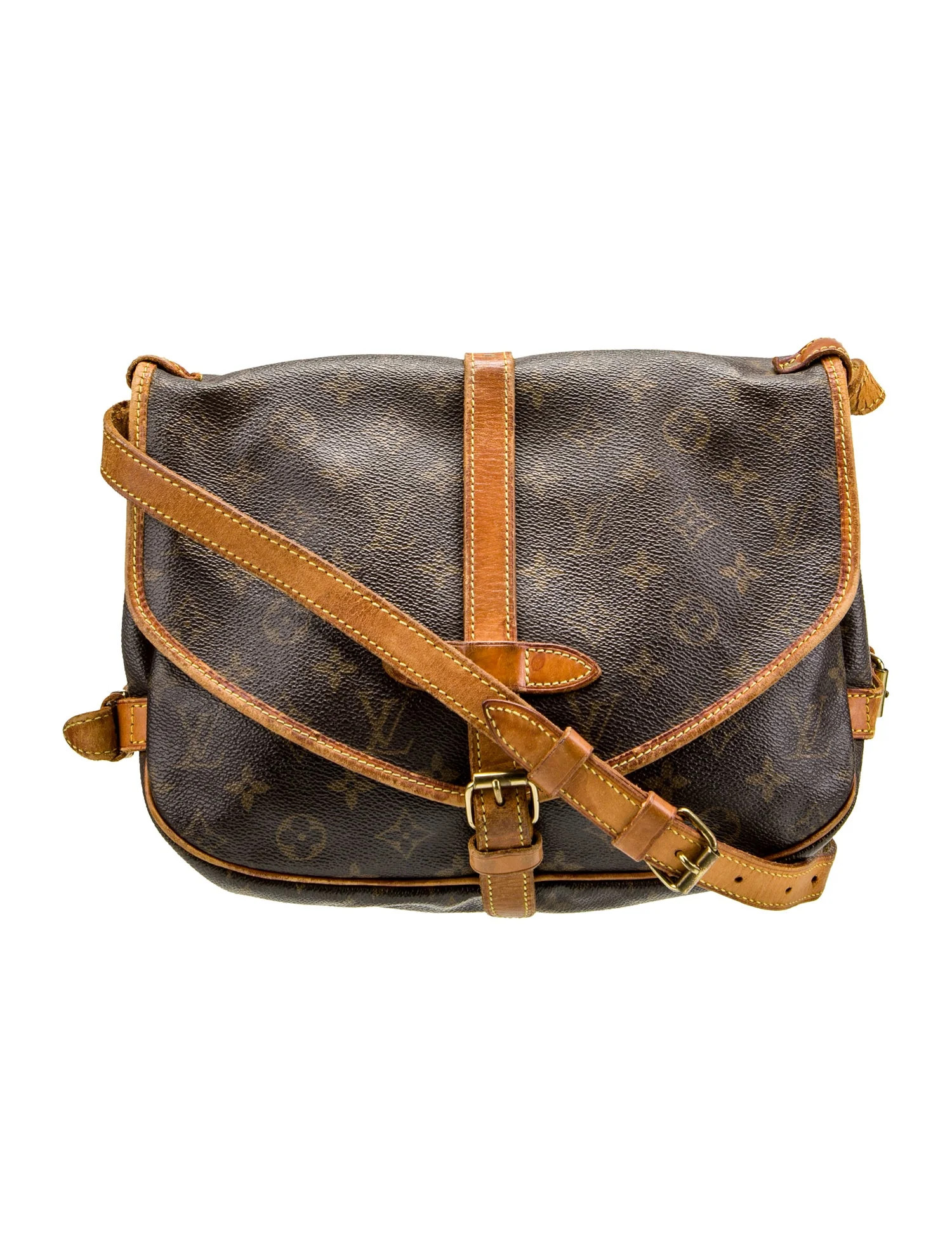 LV Monogram Saumur 35 Vintage | The RealReal