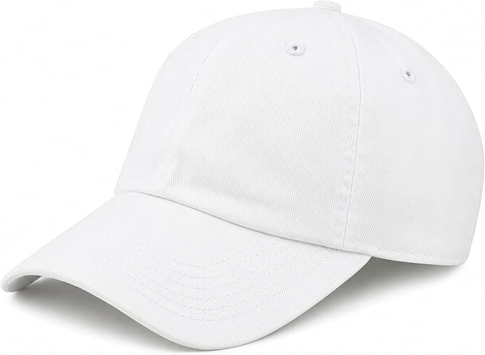 Cotton Baseball Cap Dad Hat – Washed Low Profile Adjustable Hat for Men Women Casual Outdoor Ru... | Amazon (US)