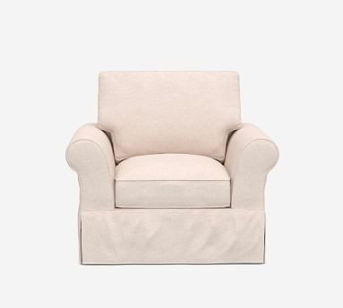 PB Comfort Roll Arm Slipcovered Armchair | Pottery Barn (US)