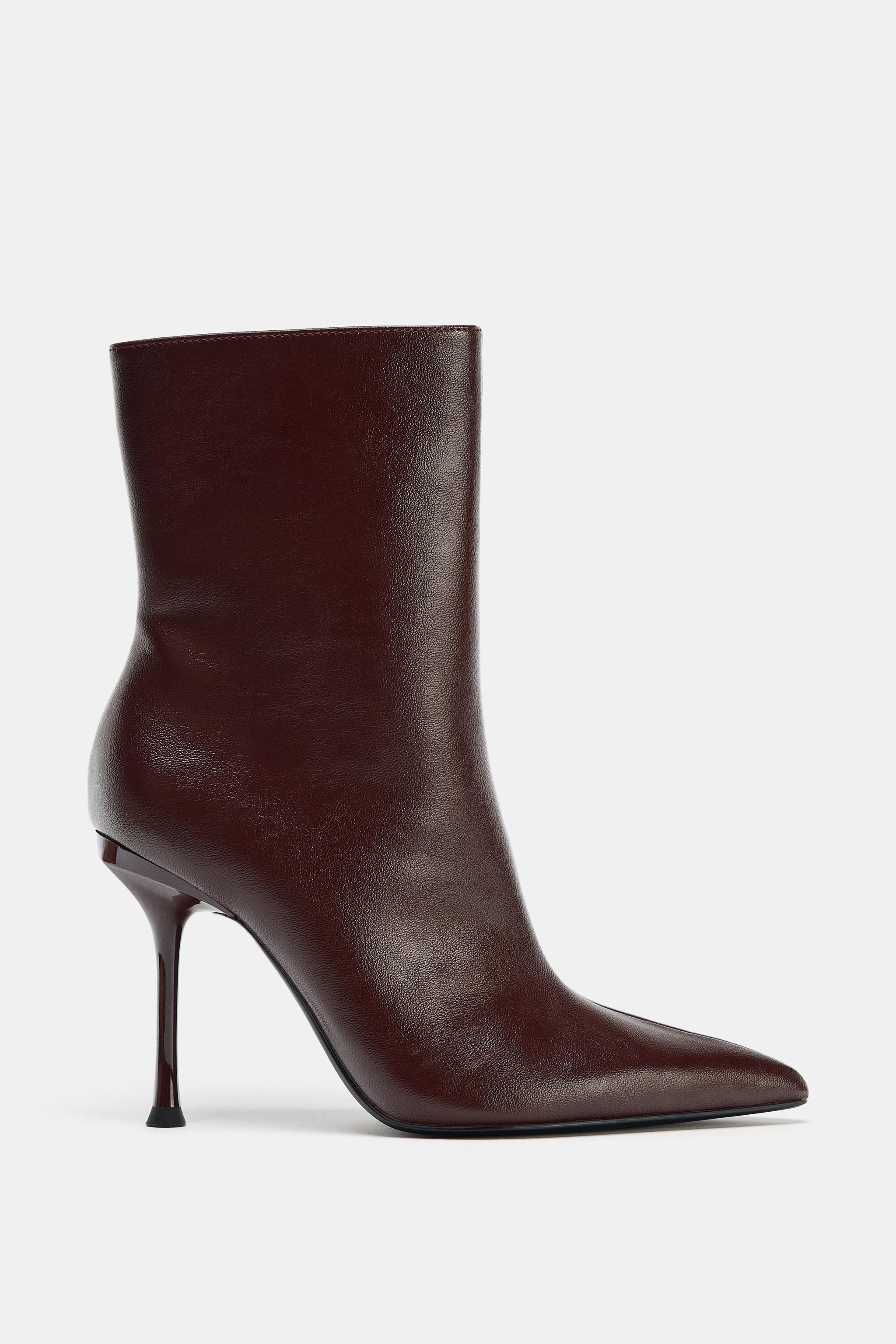 STILETTO HEEL ANKLE BOOTS | Zara UK