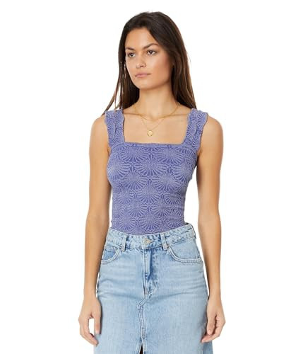 Free People Love Letters Cami Denim MD-LG (US Women's 8-14) | Amazon (US)