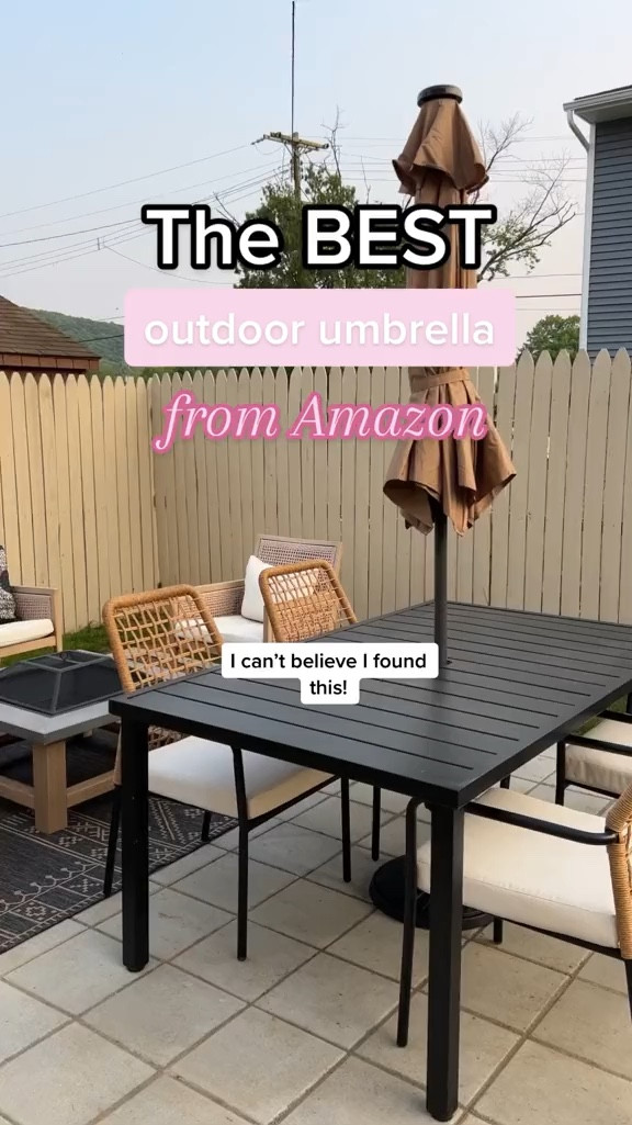 The best patio umbrella and patio furniture! // outdoor patio set, patio dining set, patio furniture, patio chairs, prime day, amazon prime day, prime day 2023, amazon prime, Amazon prime day 2023 outdoor dining set, patio umbrella, outdoor umbrella, patio dining table, patio furniture set

#LTKSeasonal #LTKsalealert #LTKhome #LTKstyletip #LTKfamily