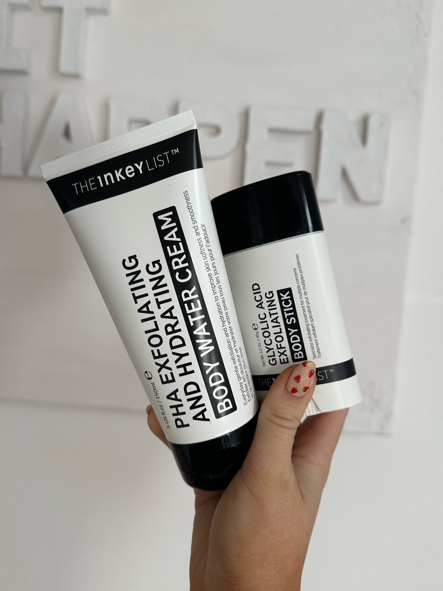 New body exfoliators from the inky list 