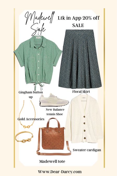 Madewell insider LTK in app  20% off site wide!

Here are some of our favorite pieces for Spring✔️ 

I created some outfits  via canvas of these pieces sharing on blog/Pinterest and here on Ltk for inspo!

Sweater cardigan, great  skirt you’ll wear on repeat.
Cute button up tie top 

The perfect tote,  new balance tennis shoes
My favorite self Tanner by isle of paradise 

Gold knot jewelry 

