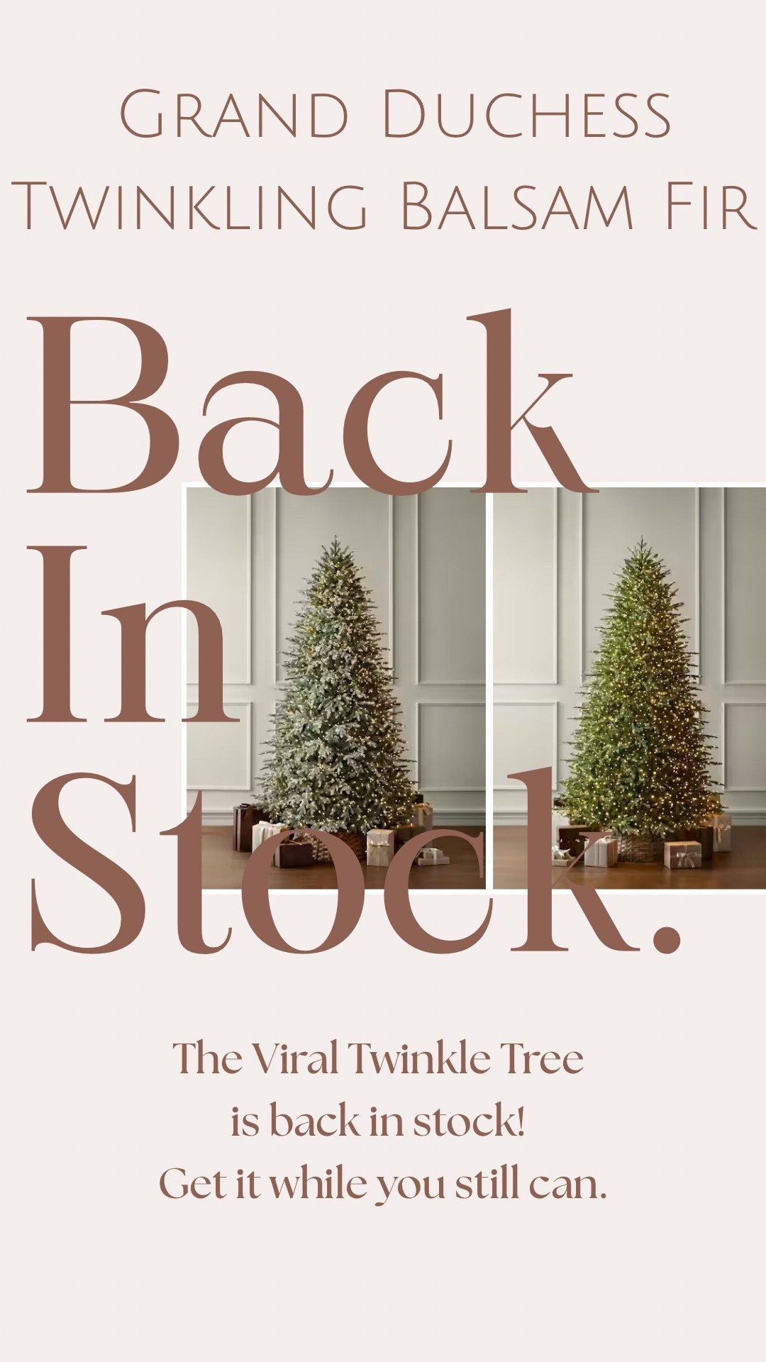 PSA📣 THESE SELL OUT QUICK! 
Viral Twinkling Christmas Tree is back! Get yours today before they’re gone!✨

#LTKSeasonal #LTKHome #LTKU
