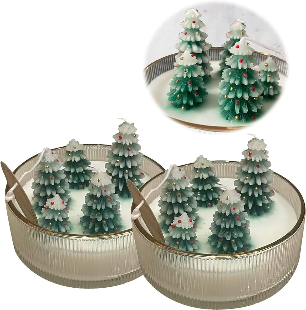 Viral Christmas Tree Candle, Aspen Christmas Tree Candle, Winter Aspen Winter Forest Scented Cand... | Amazon (US)