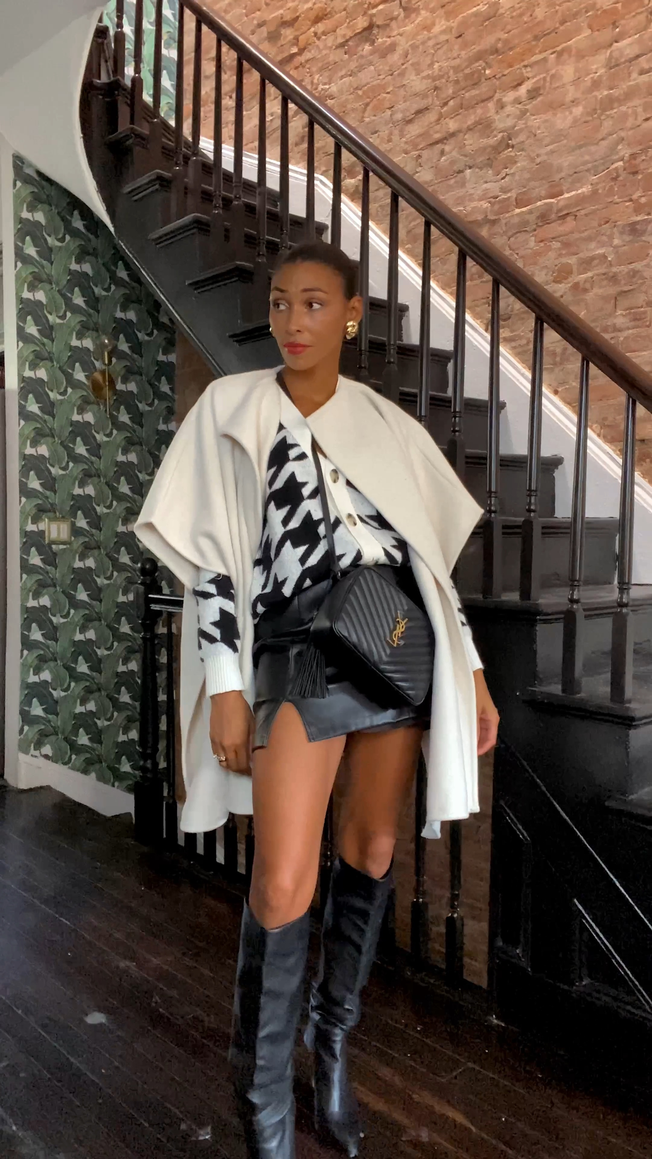 5 Days of leather day 1 ✨ I have fully stocked my fall wardrobe with leather skirts, blazers, pants, jackets and Ill be styling a few of them over the next 5 days hoping to give y’all some outfit inspo for leather weather. 

#LTKfindsunder100 #LTKover40 #LTKstyletip